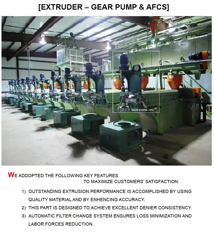 PSF Production Line, Extruder